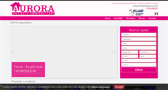 Desktop Screenshot of immobiliareaurora.net