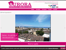 Tablet Screenshot of immobiliareaurora.net